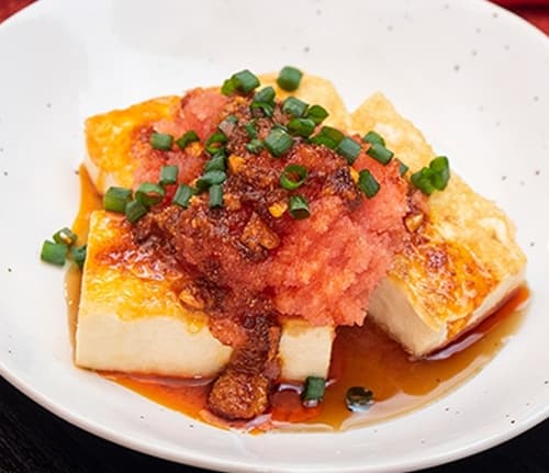 めんたい豆腐ステーキ