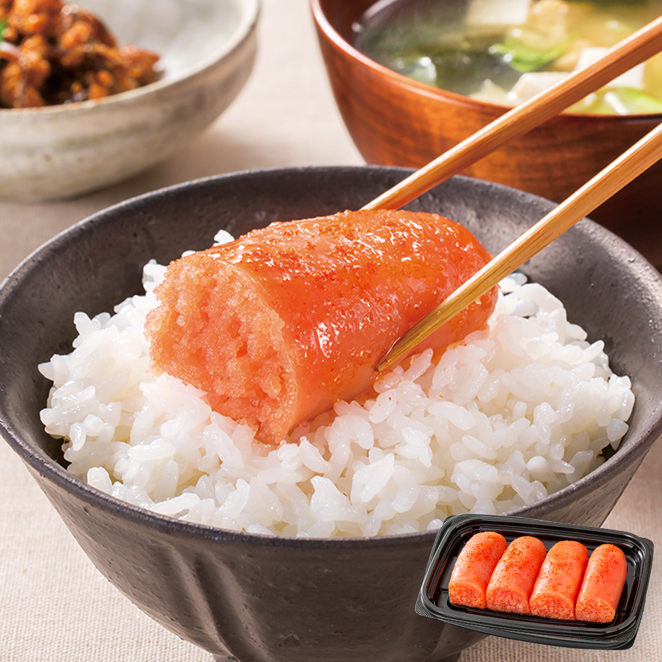 ［無着色］辛子明太子 (上切) 180g×3個セット