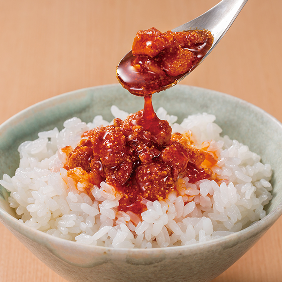 【期間限定】明太子がたっぷり入った食べるラー油　6個セット