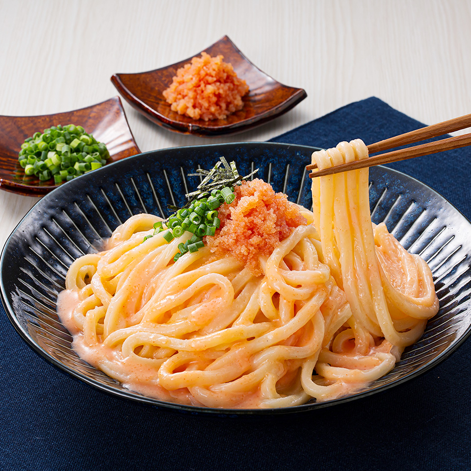 濃厚明太クリームうどんの素