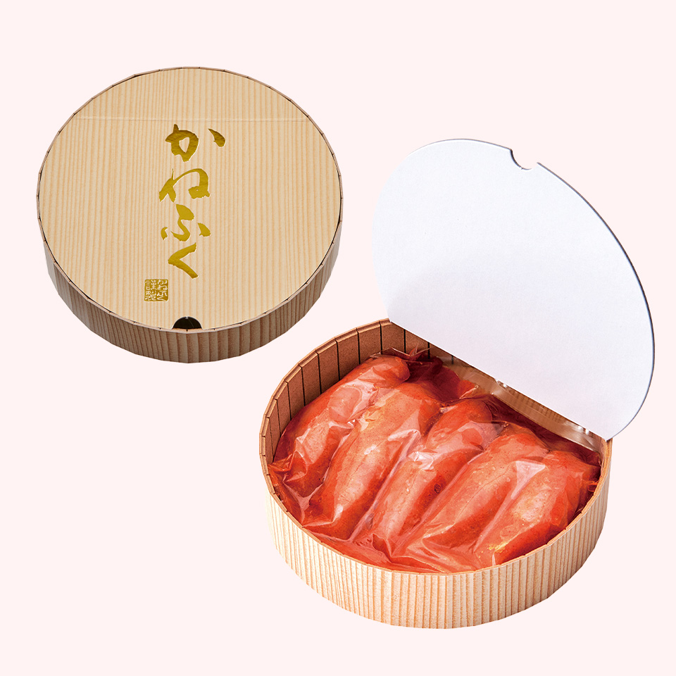 風呂敷包み樽入り明太子 340g