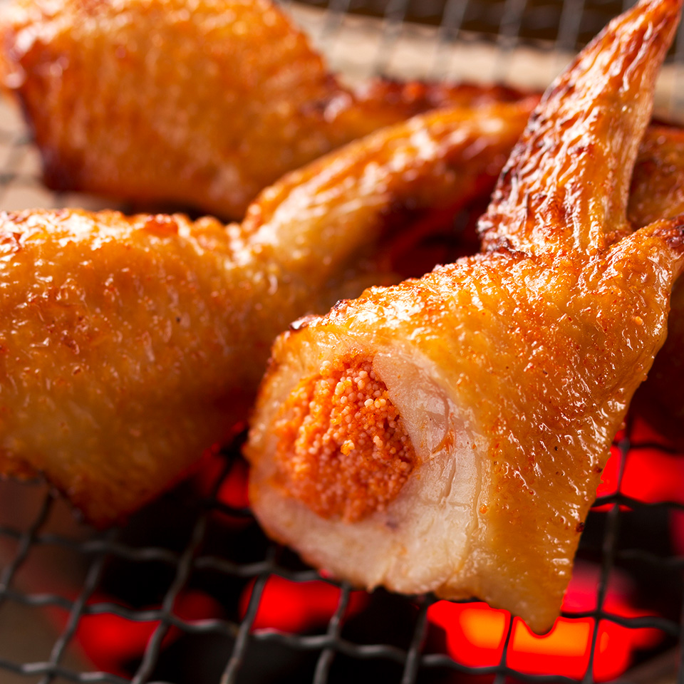 焼き手羽明太×3個セット（要加熱）