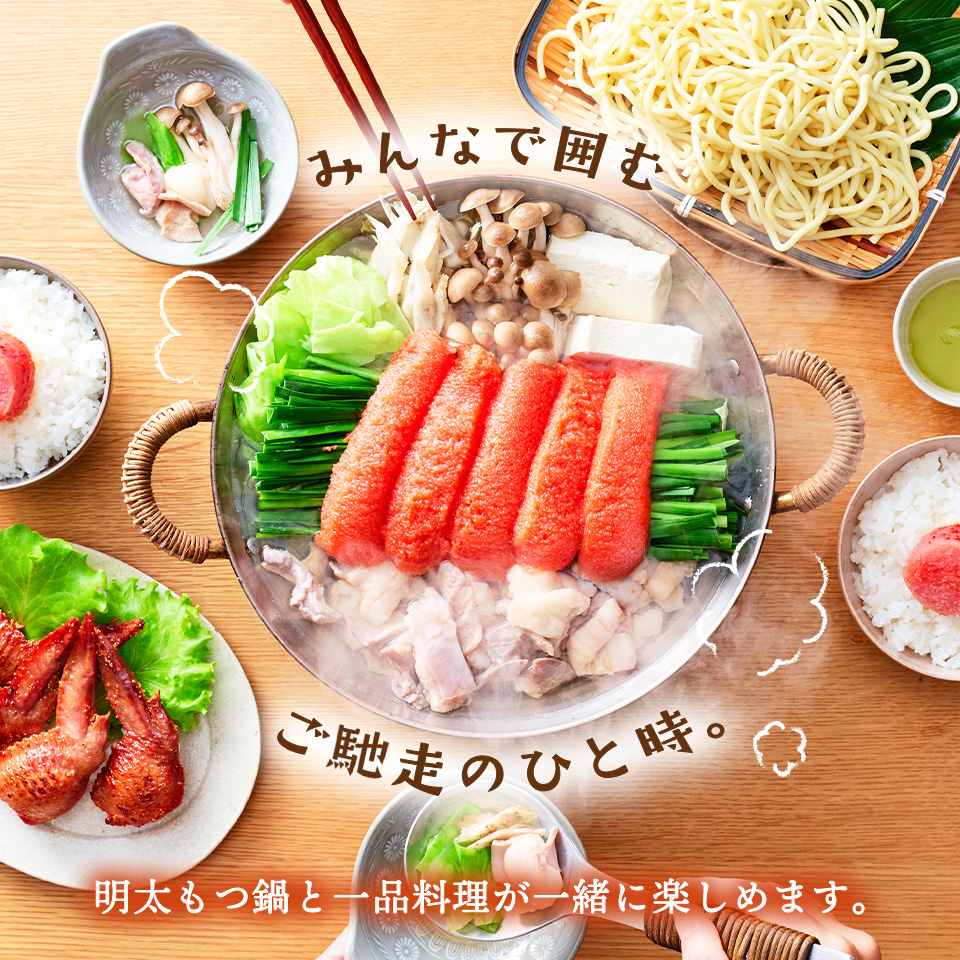 【おまけ付き】明太もつ鍋団らんセット