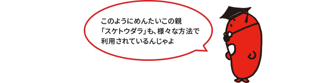 「明太子の親はどう利用されるの？」