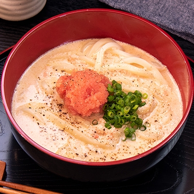 明太クリームうどん