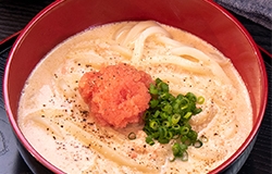 明太クリームうどん