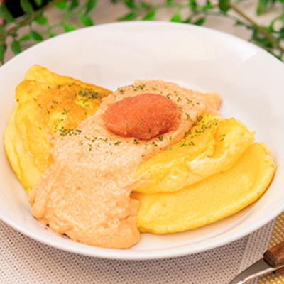 明太スフレオムレツ