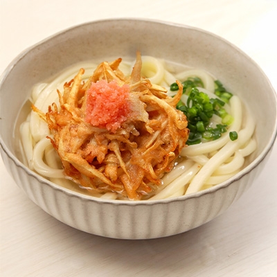 明太ごぼ天うどん