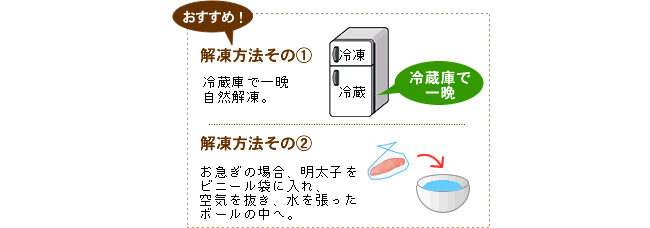 「おすすめの保存方法」